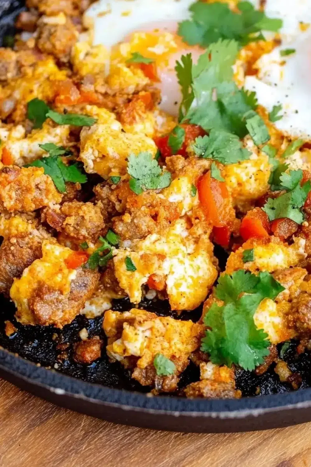 chorizo and eggs