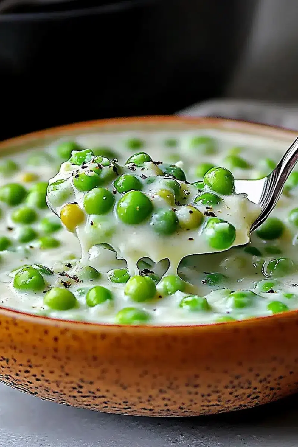 creamed peas