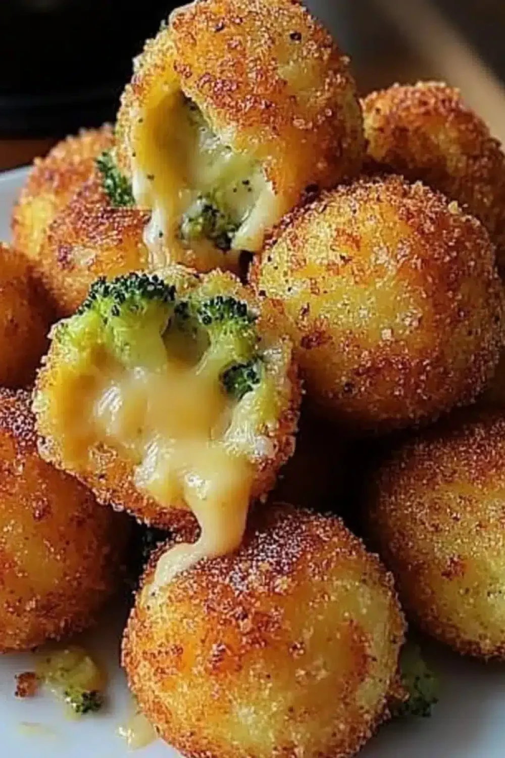crispy broccoli cheese bites