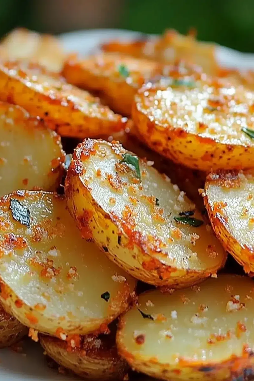 crispy crunchy parmesan potatoes