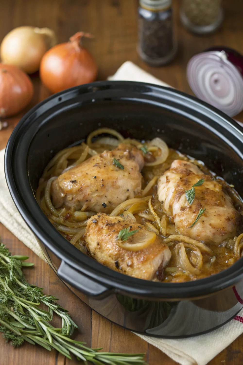 crockpot french onion chicken