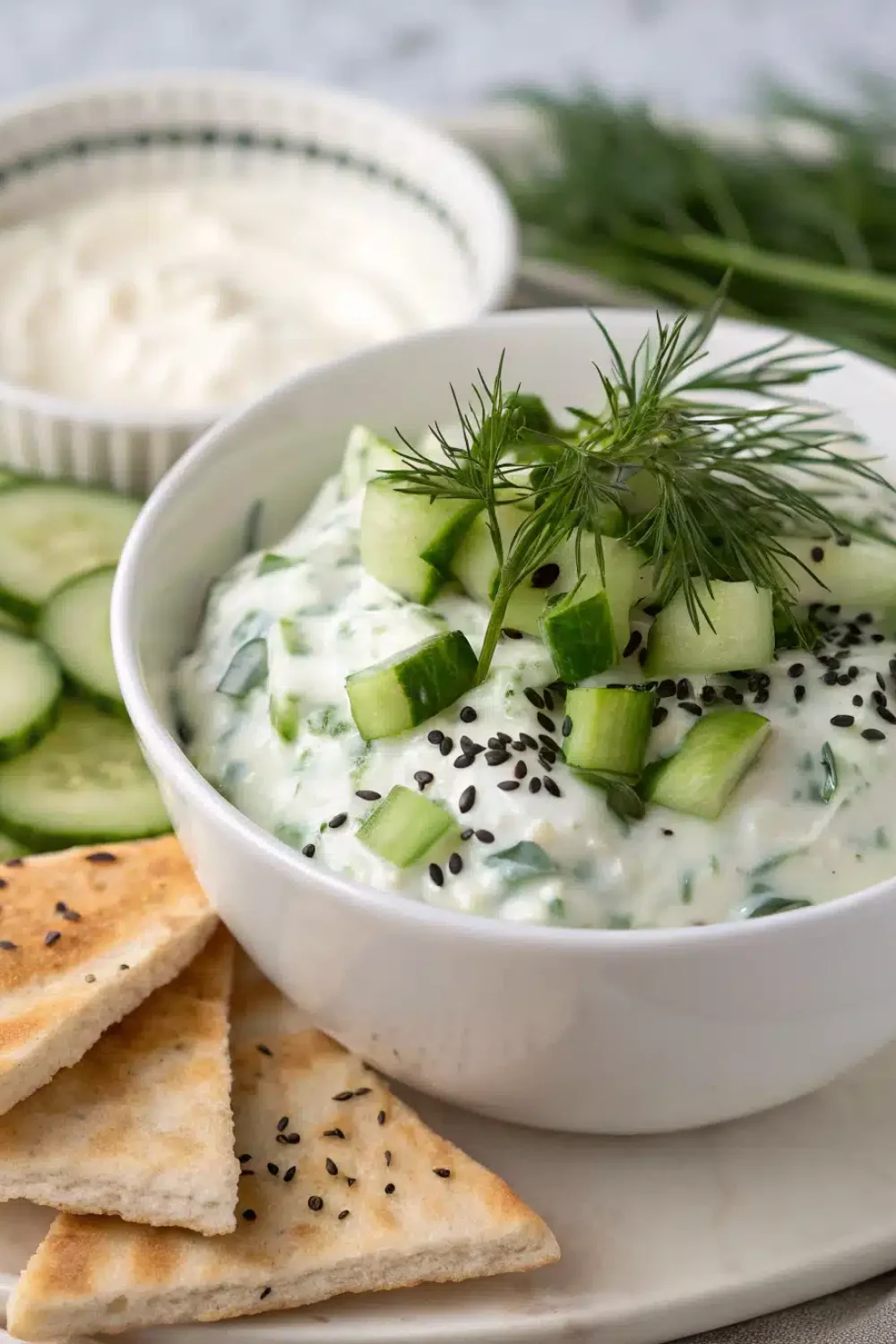 cucumber yogurt dip