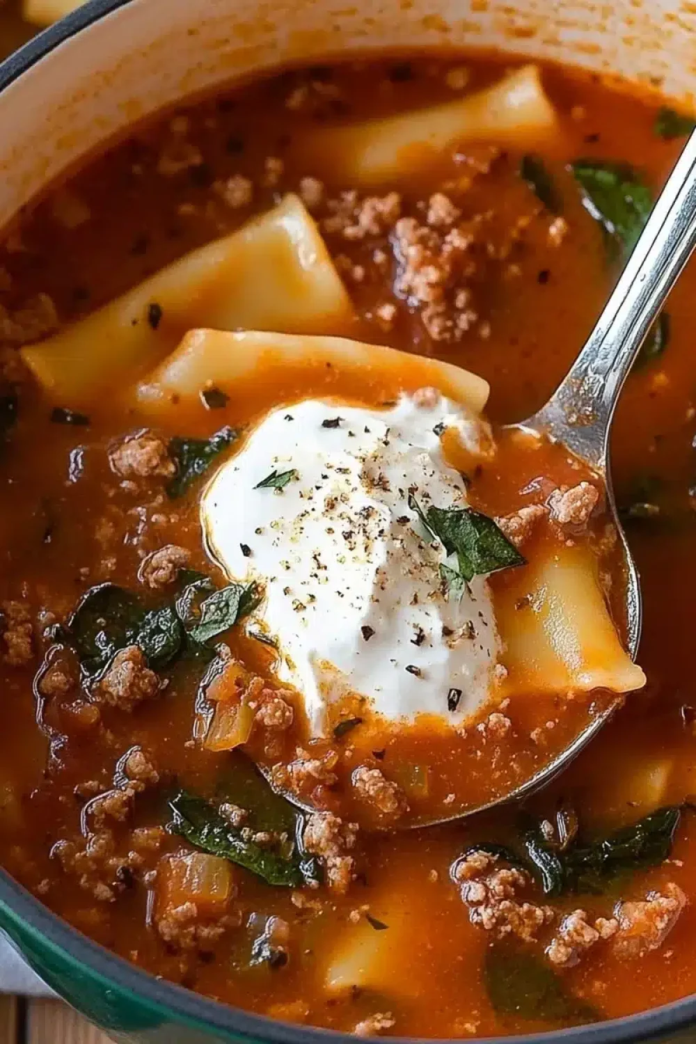 easy lasagna soup