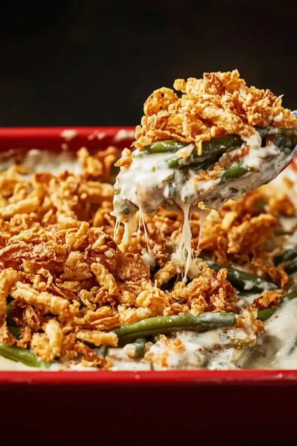 extra crunchy green bean casserole