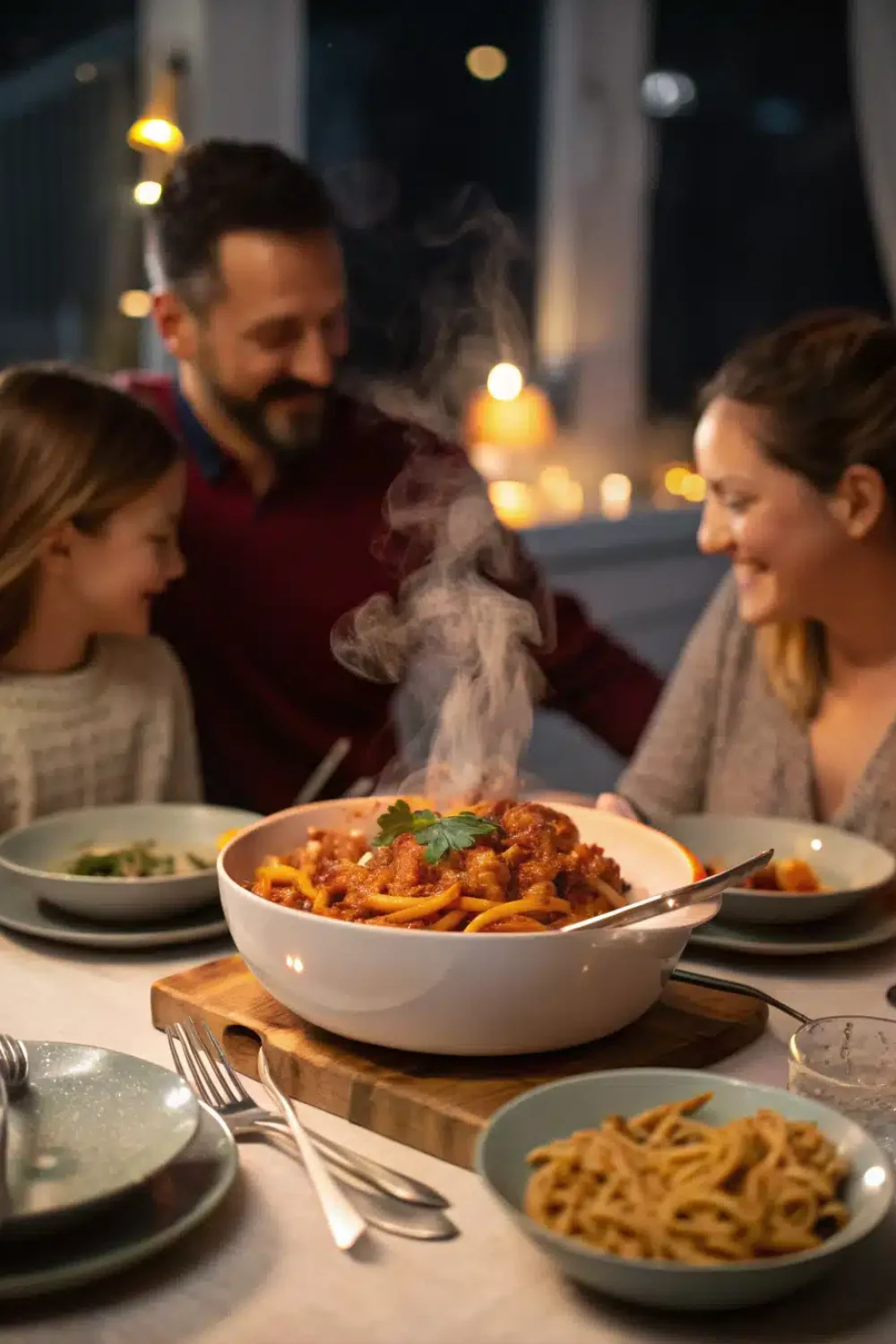 family dinner bowl