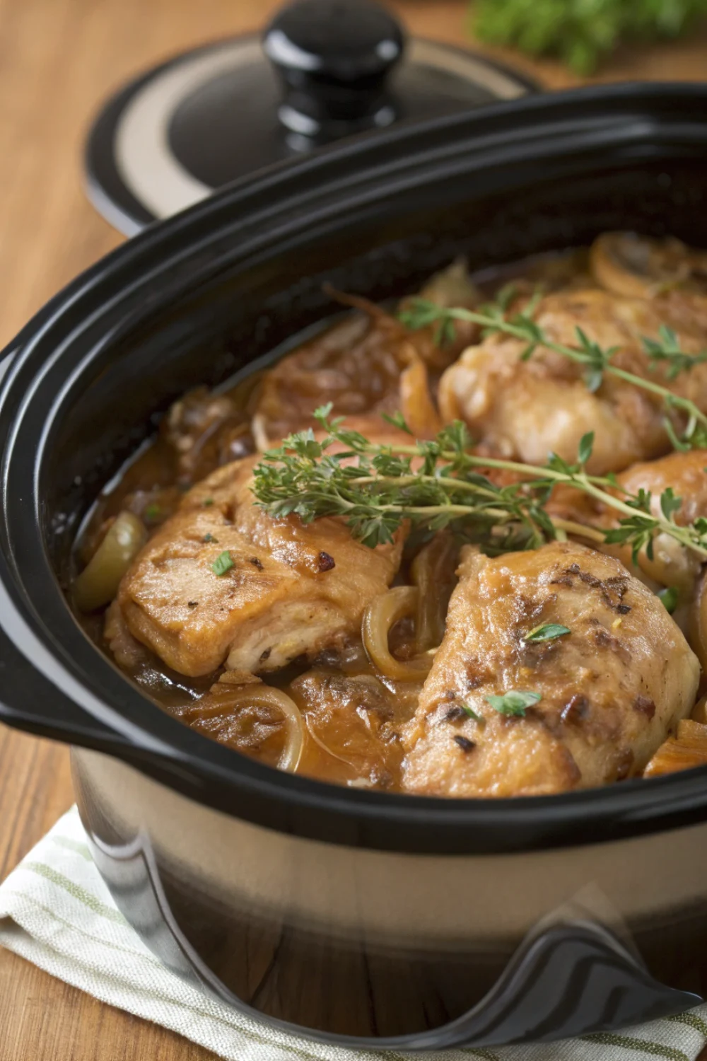 french onion chicken crock pot