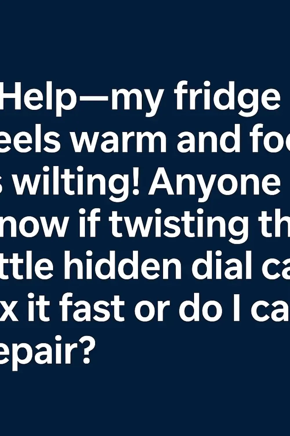 fridge