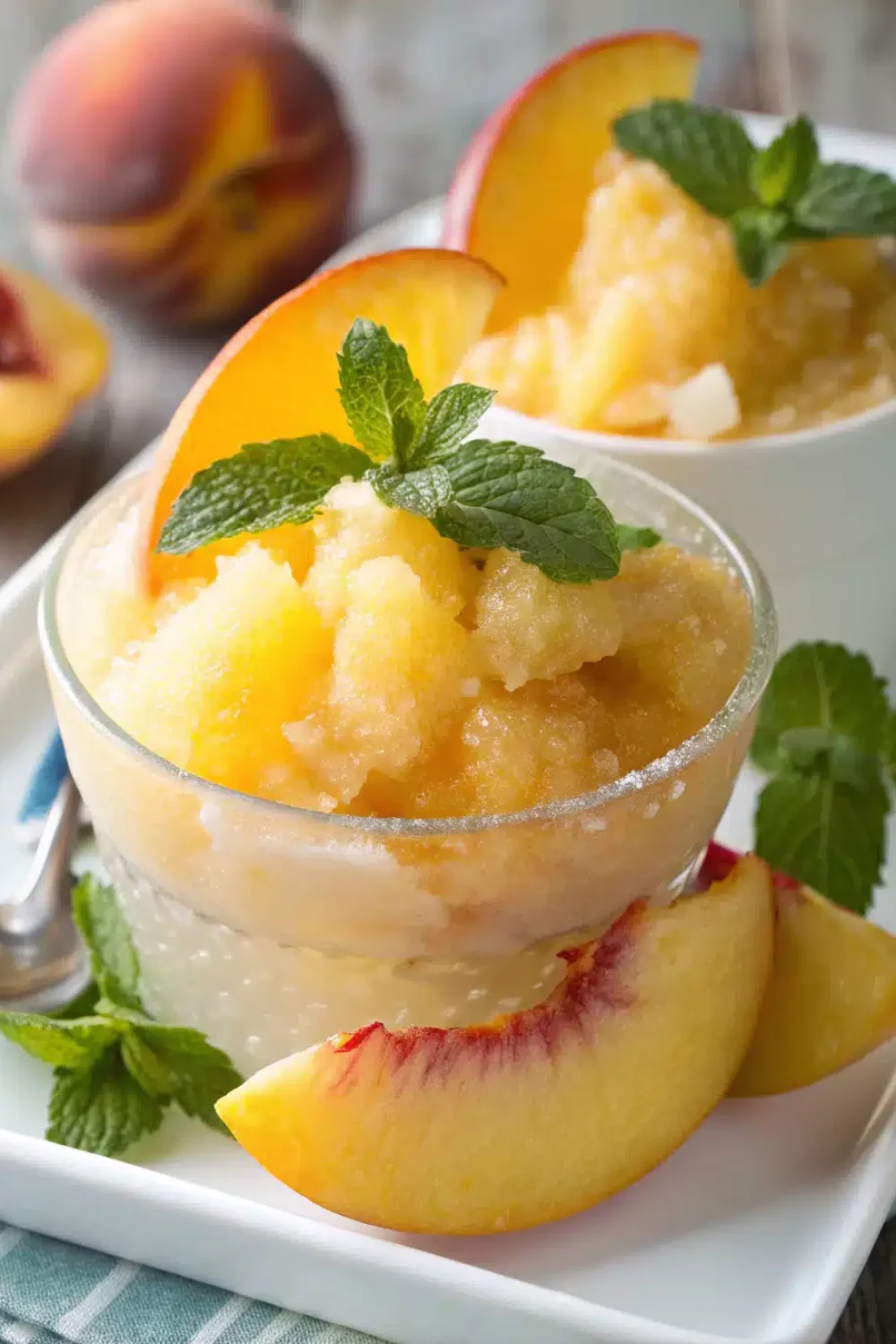 frozen peach lemonade