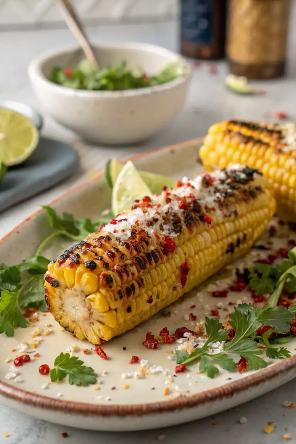 grilled corn