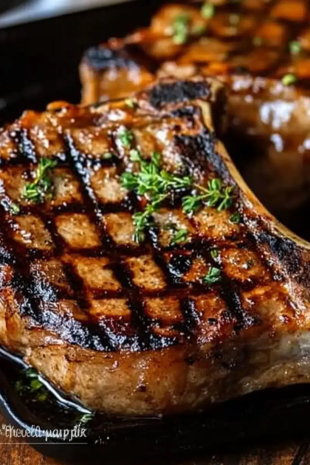 grilled pork chop recipe