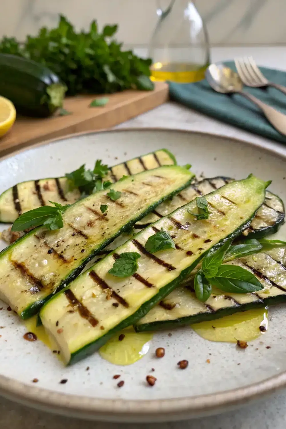 grilled zucchini