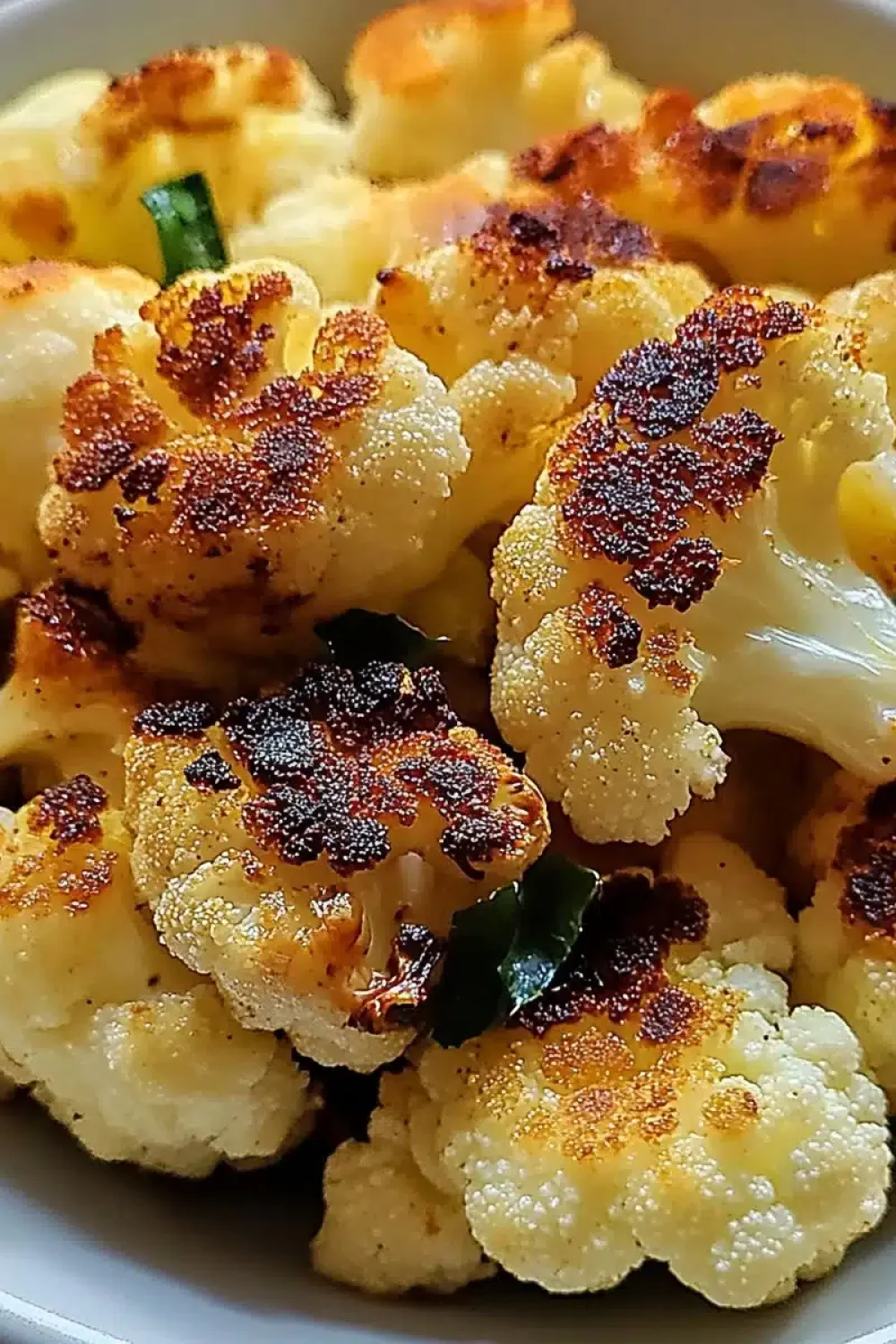 hot honey roasted cauliflower