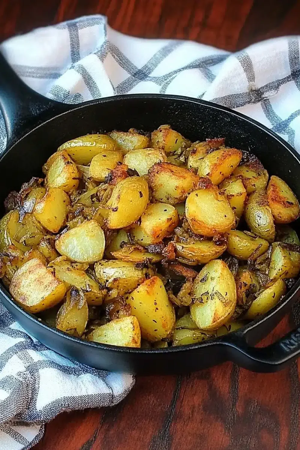 moms fried potatoes and onions