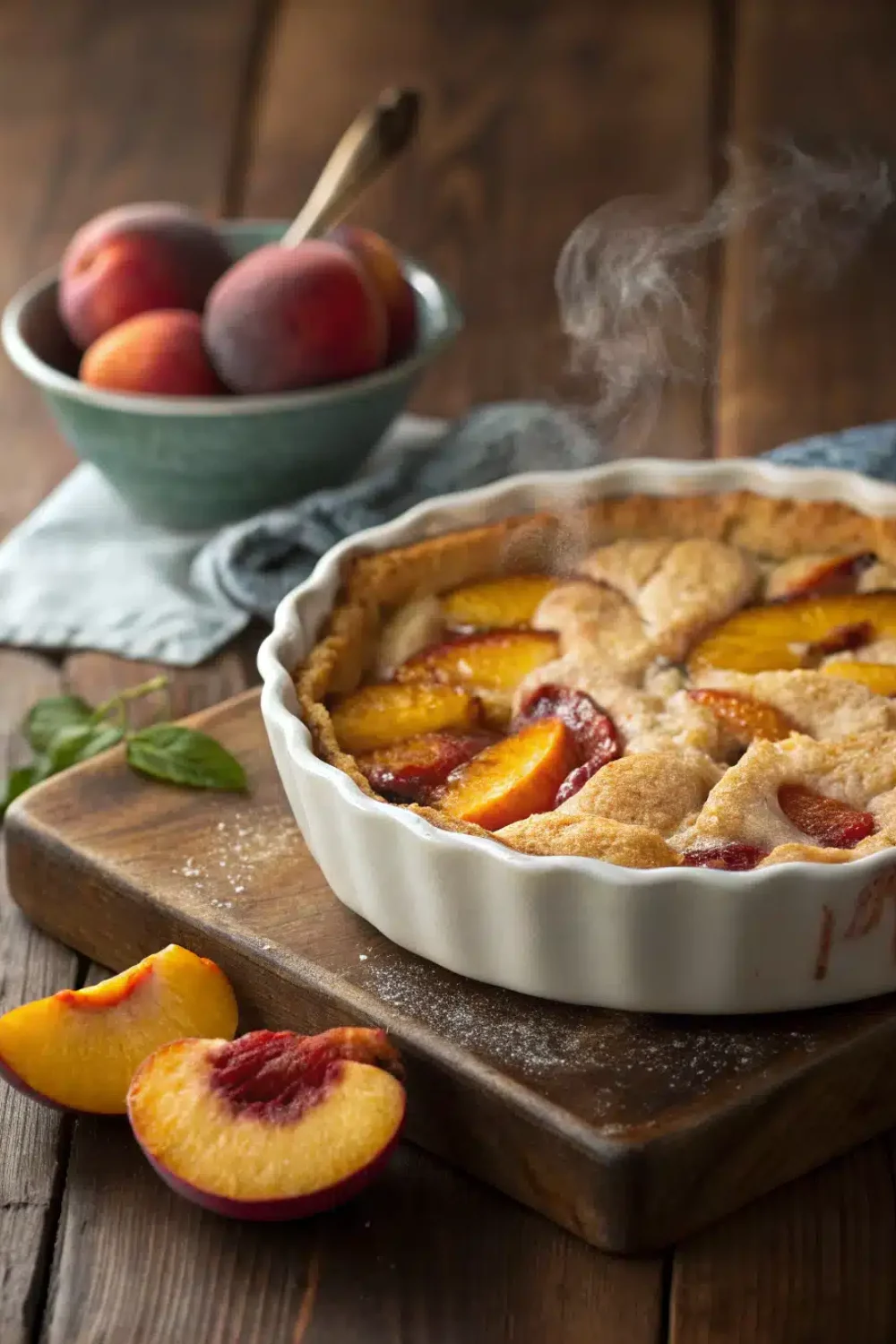 peach cobbler