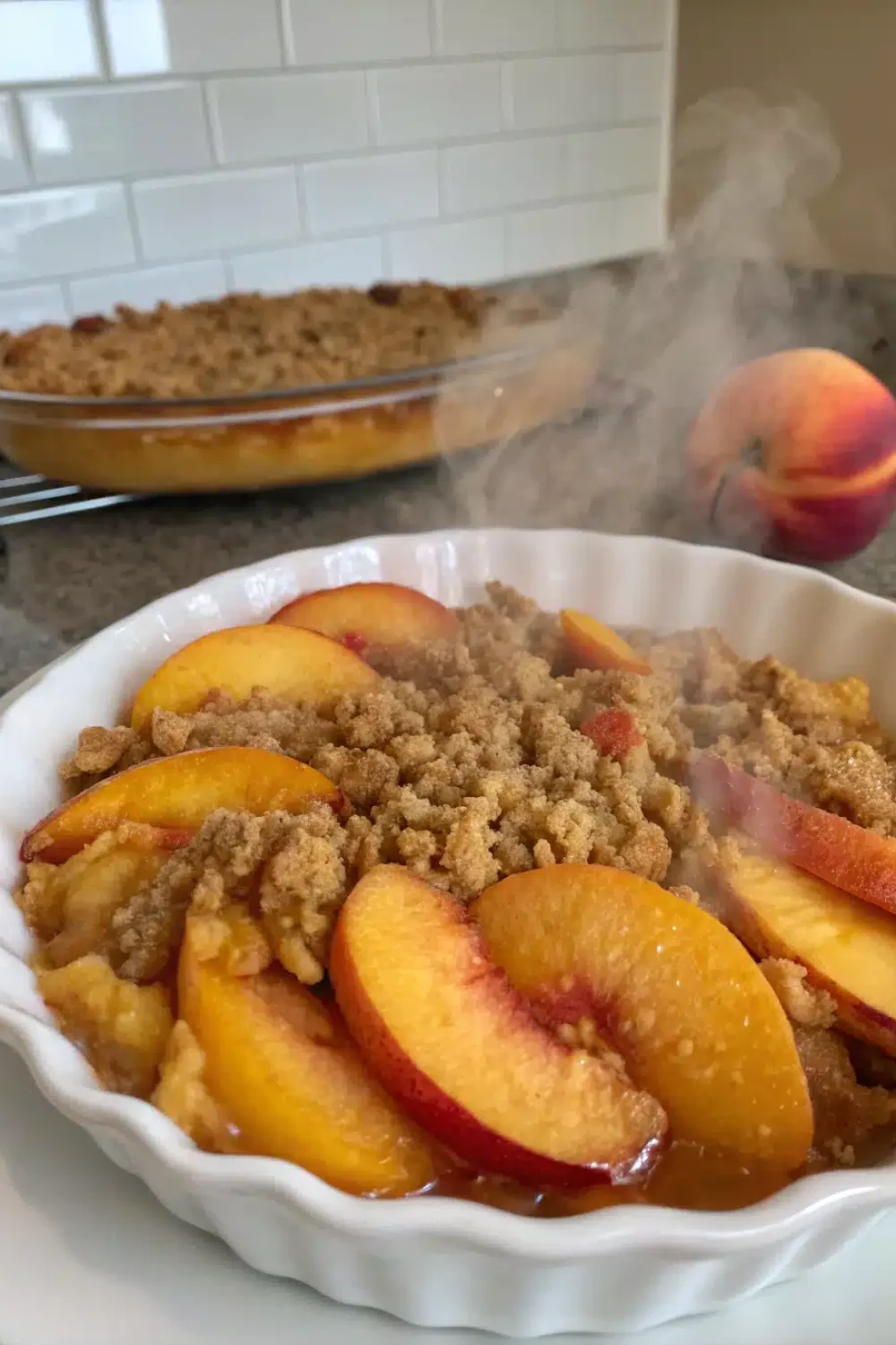 peach crisp