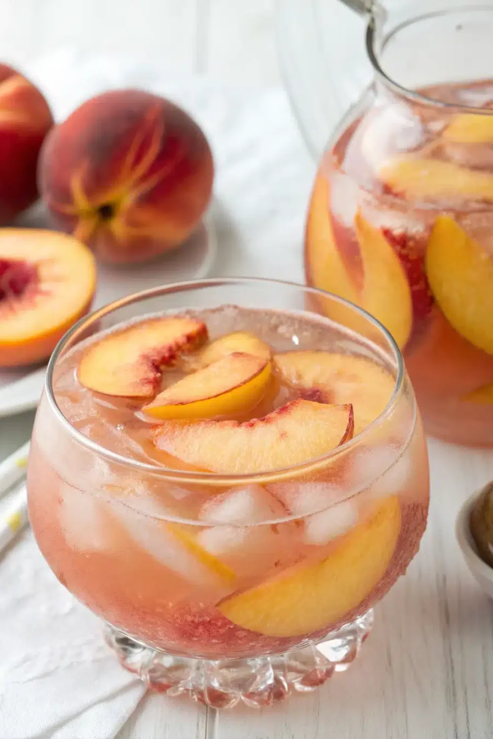 peach iced tea