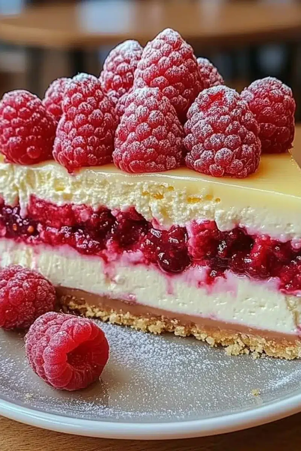 raspberry white chocolate cheesecake