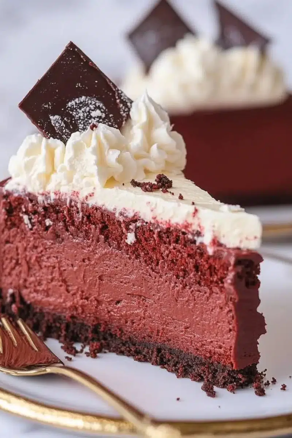 red velvet cheesecake