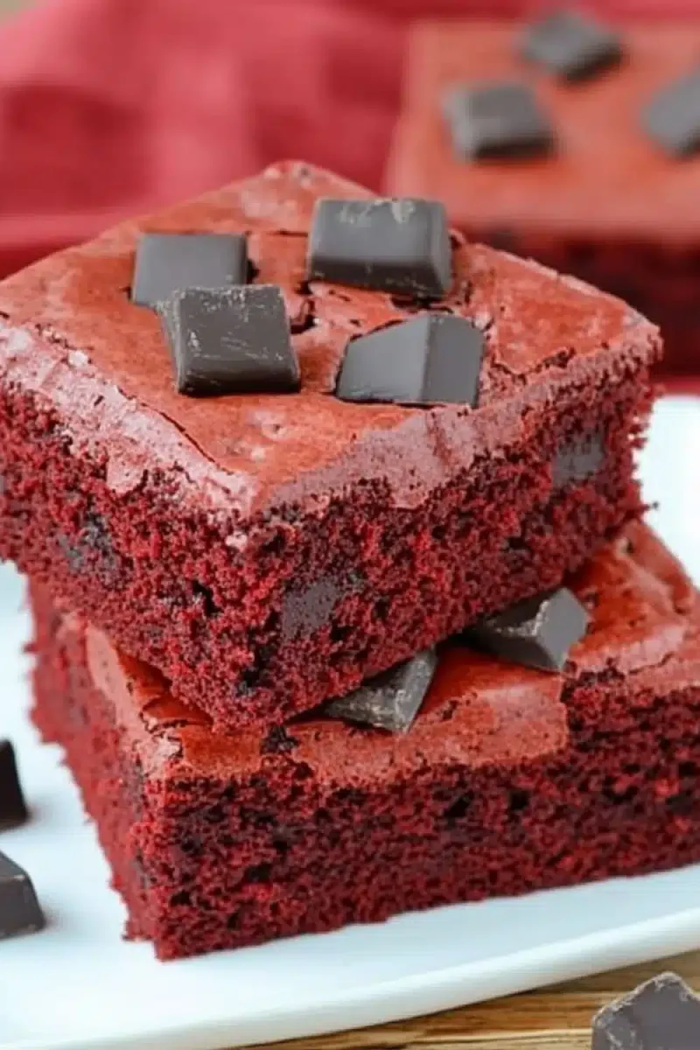 red velvet chocolate brownie cake