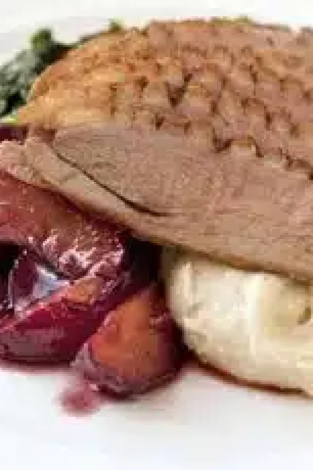 roasted duck breast with plum sauce
