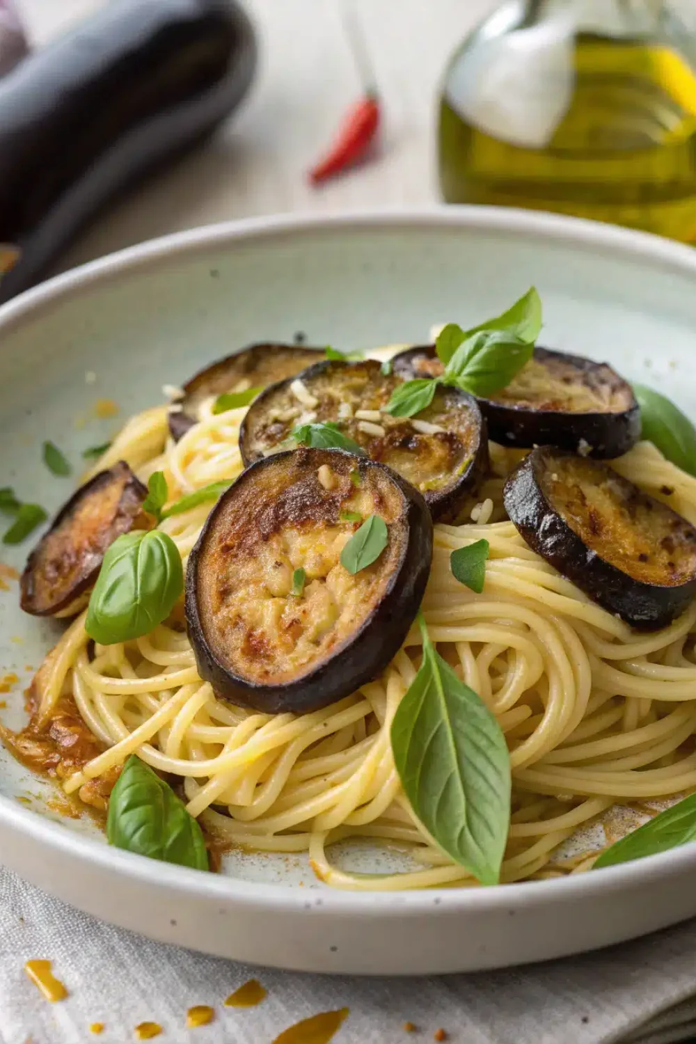 roasted eggplant pasta