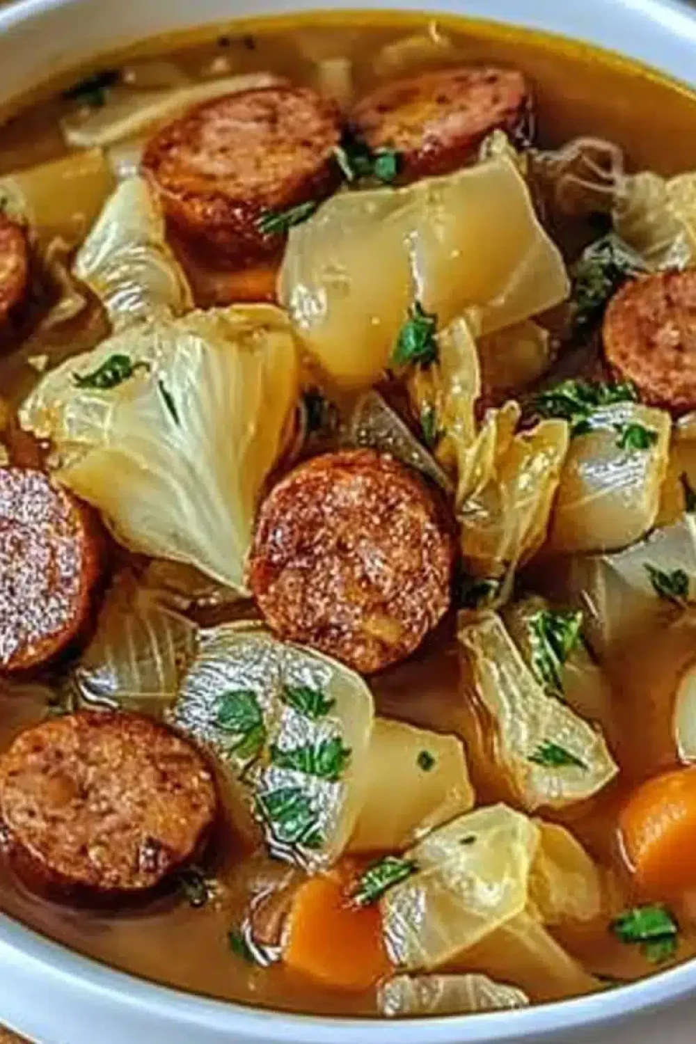 sausage and cabbage stew