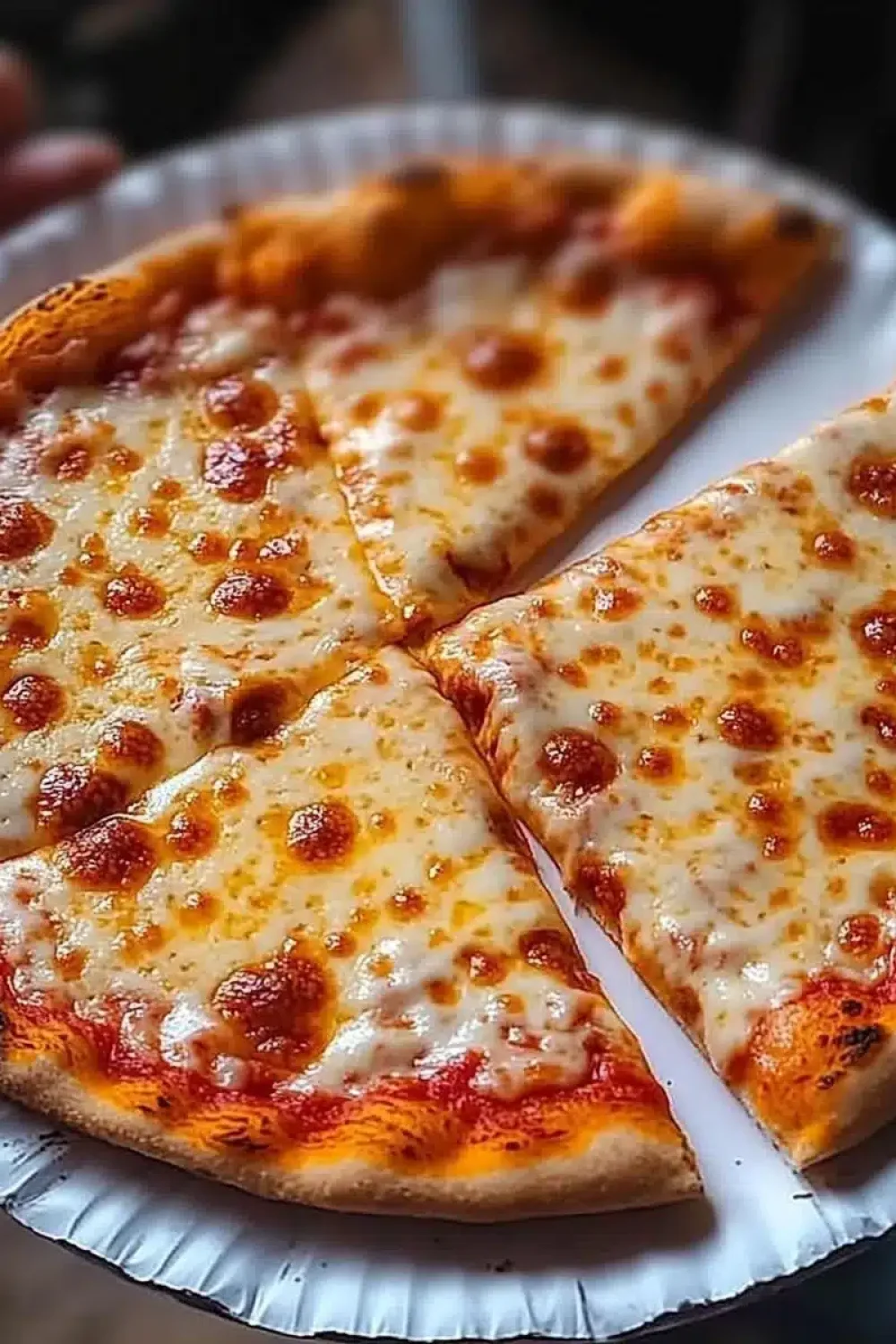 simple and delicious cheese pizza slices