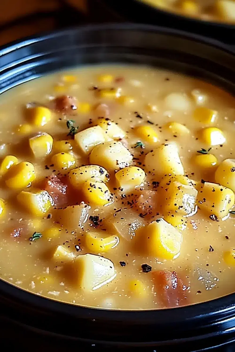 slow cooker amish corn chowder