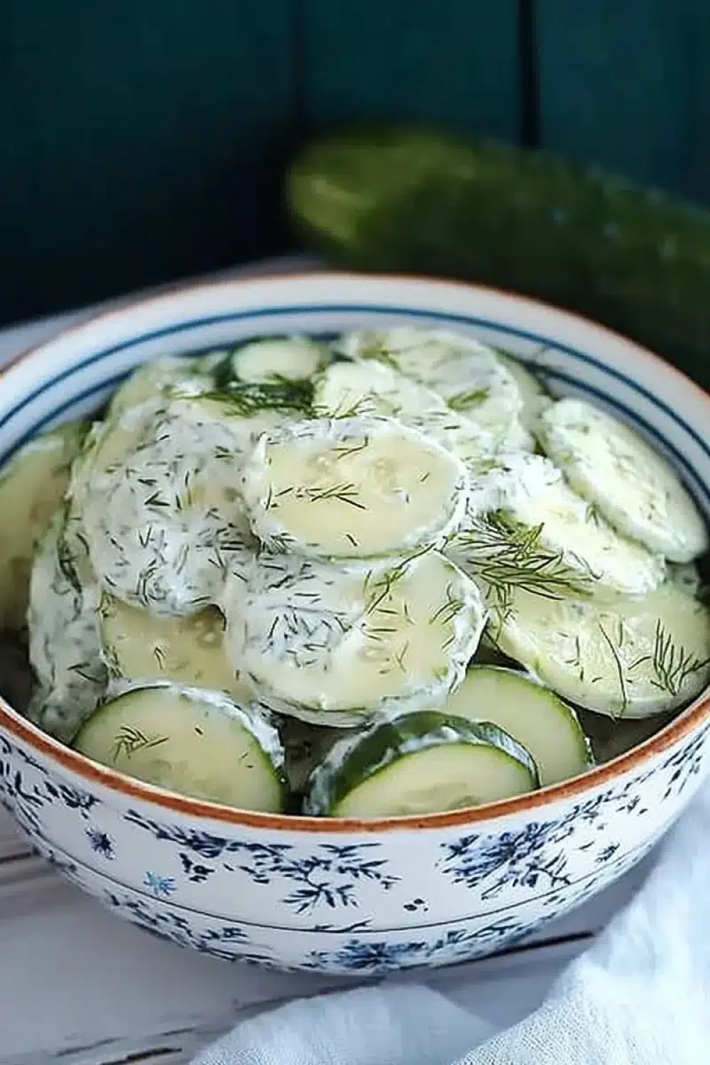 sour cream dill cucumbers