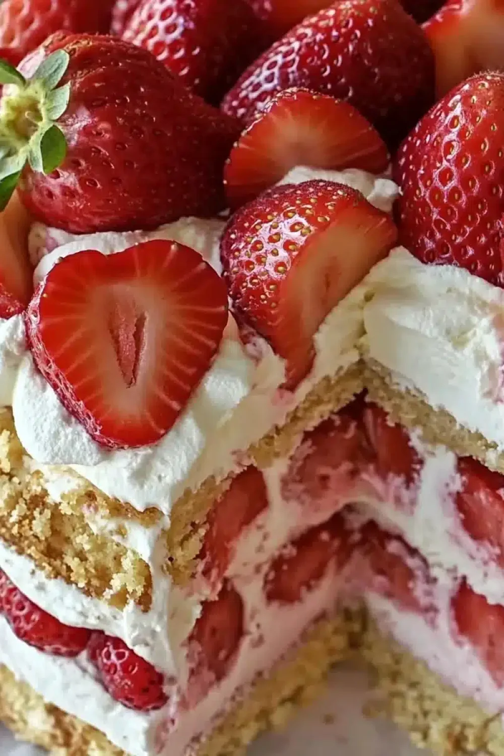strawberry vanilla cake