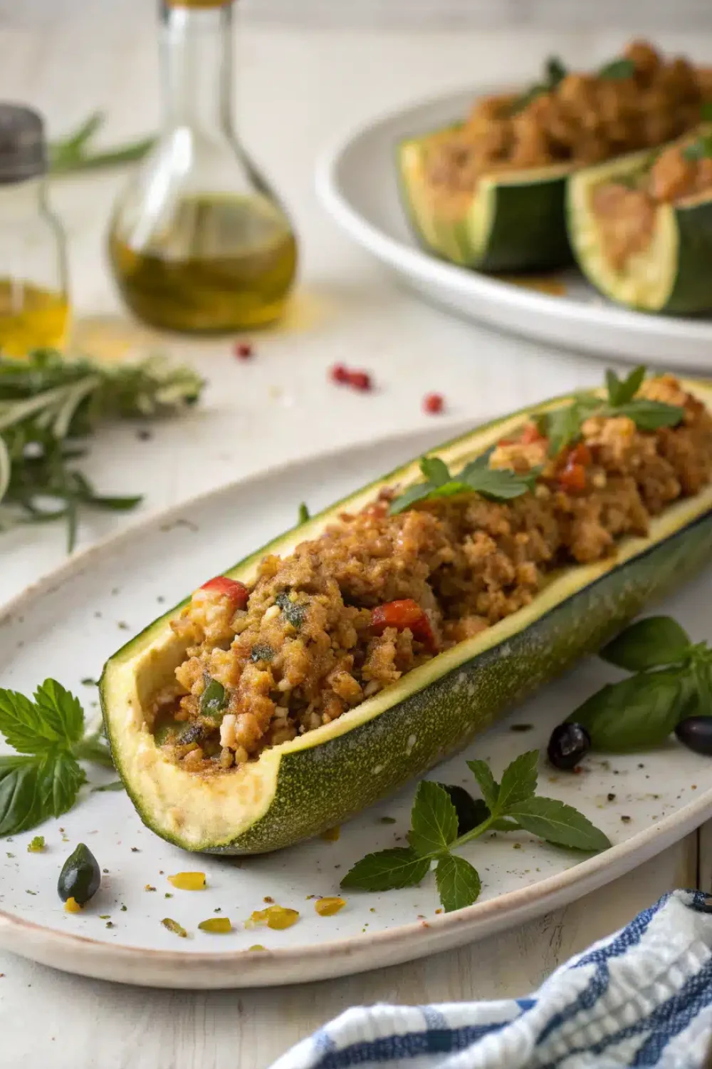 stuffed zucchini