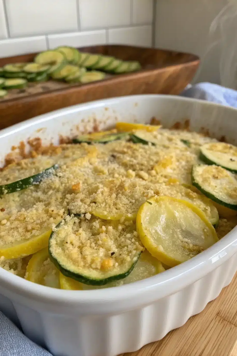 summer squash gratin