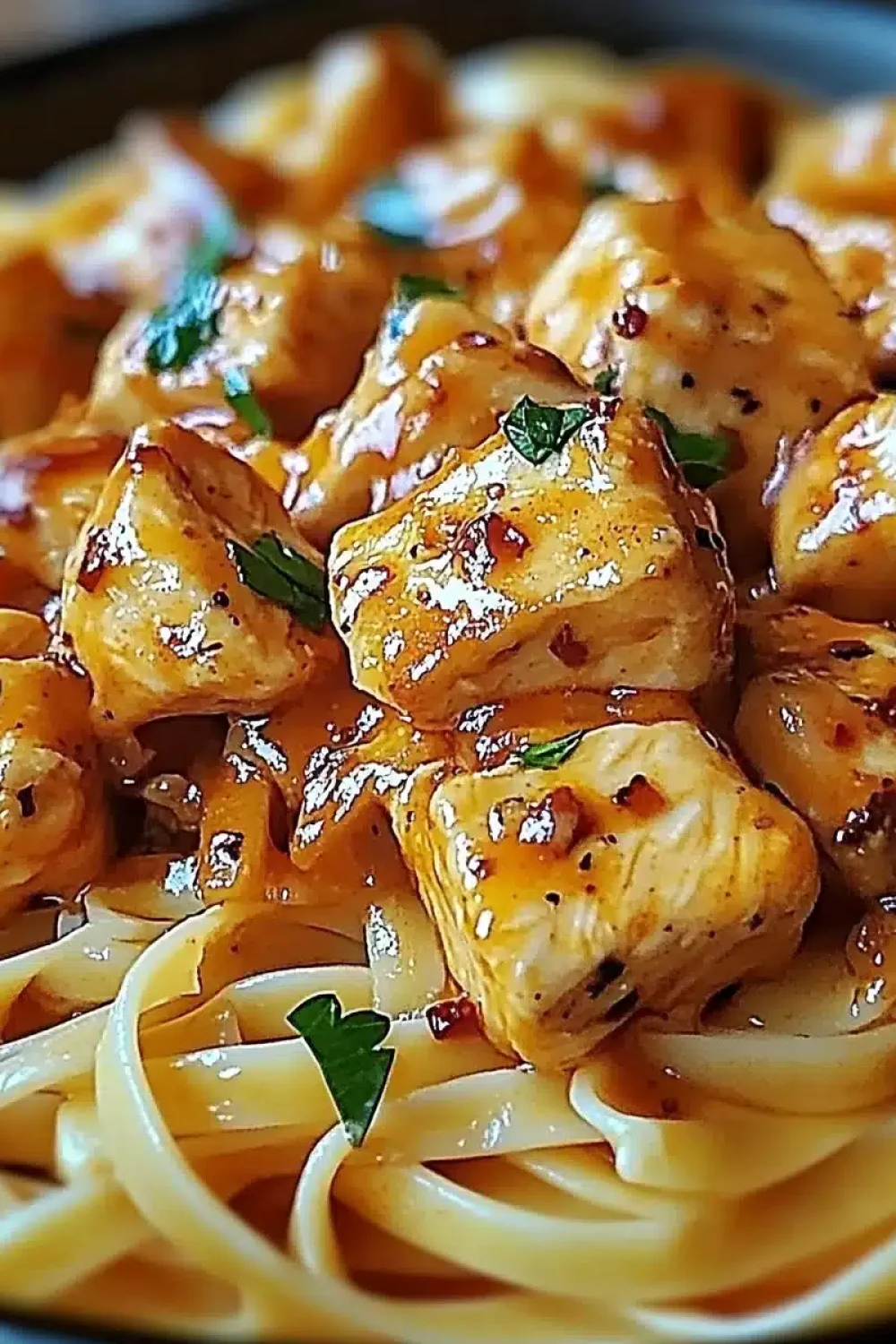 zesty cowboy butter chicken linguine